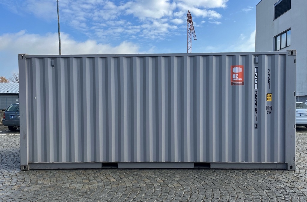 Contenedor Gris 20 Pies – IICL‑6 Número: HZKU 254671‑3