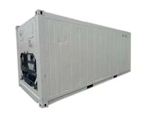 Contenedor frigorífico cúbico de 20 pies de altura usado