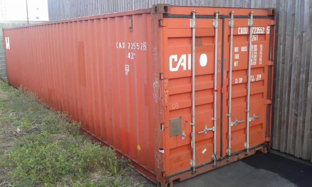 Contenedor seco usado High Cube de 40 pies