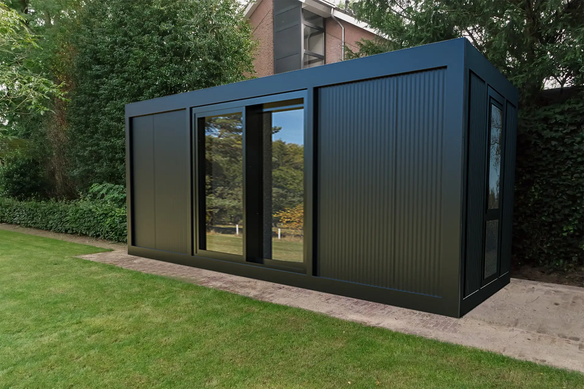 Contenedor de Oficina 240 × 600 para Jardín o Teletrabajo