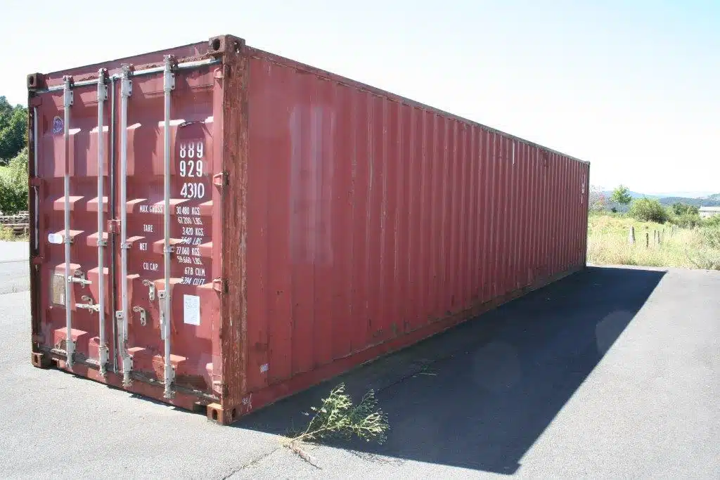 Contenedor seco usado High Cube de 40 pies