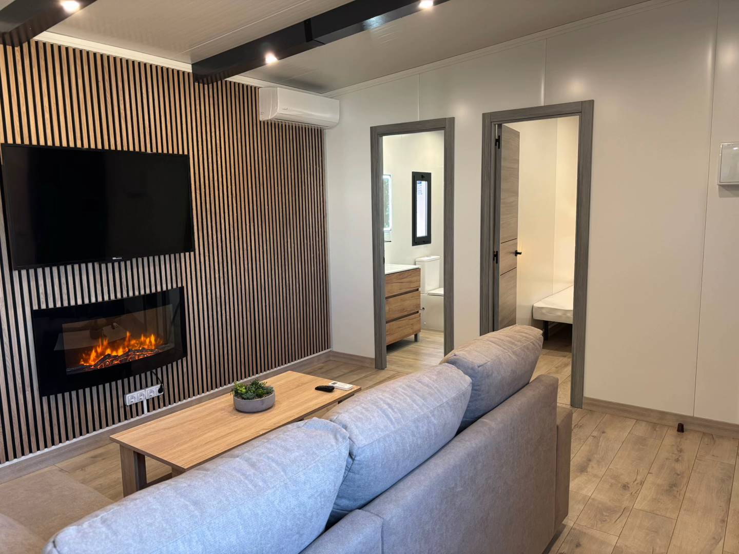 CASA PREFABRICADA DE 46 M² 